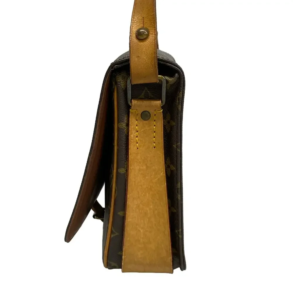 Louis Vuitton Cartouchiere MM Monogram Shoulder Bag M51253